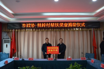 环新集团向望江县3村慰问捐资,助力乡村振兴